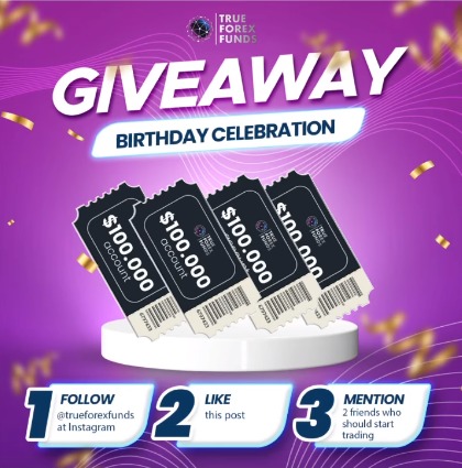 True forex funds anniversary giveaway