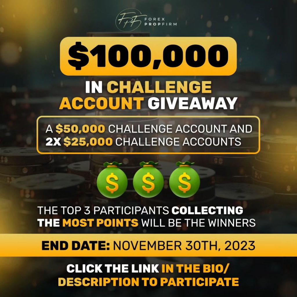 Unlocking opportunities: forex prop firm november giveaway