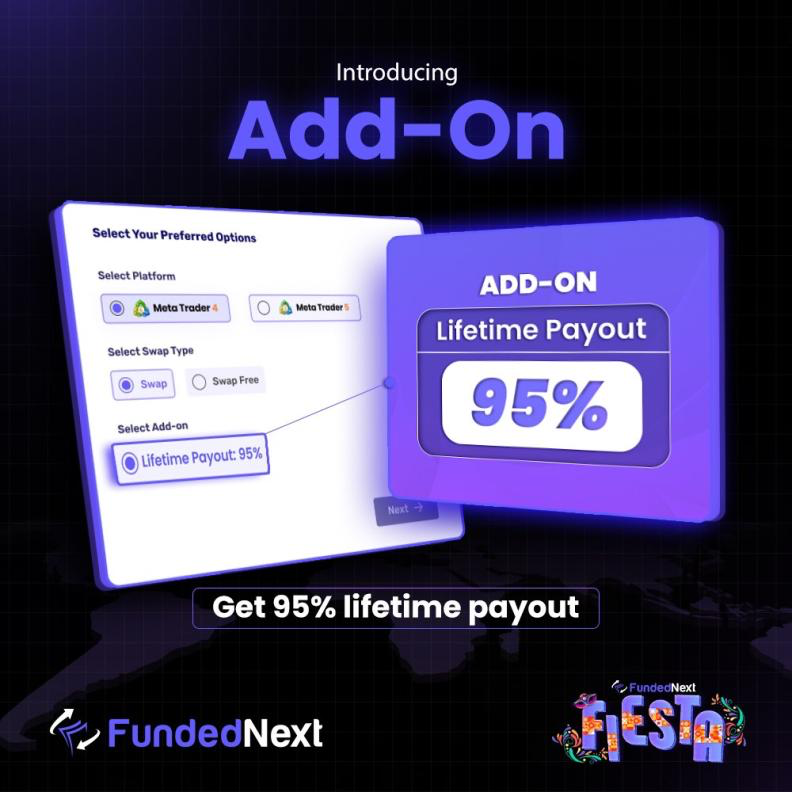 Unveiling fundednext new 95% lifetime payout add-on
