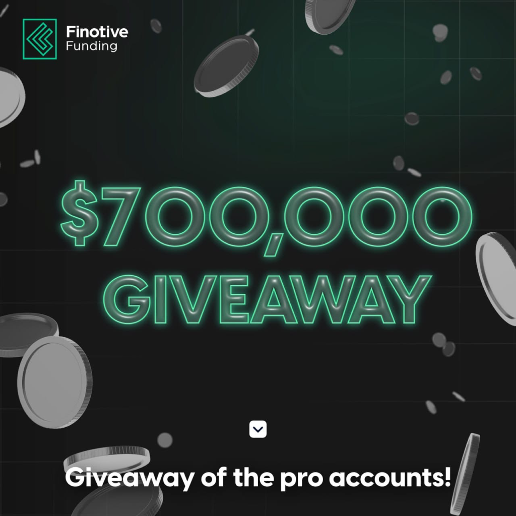 Finotive pro accounts launch giveaway - $700,000 in trading accounts
