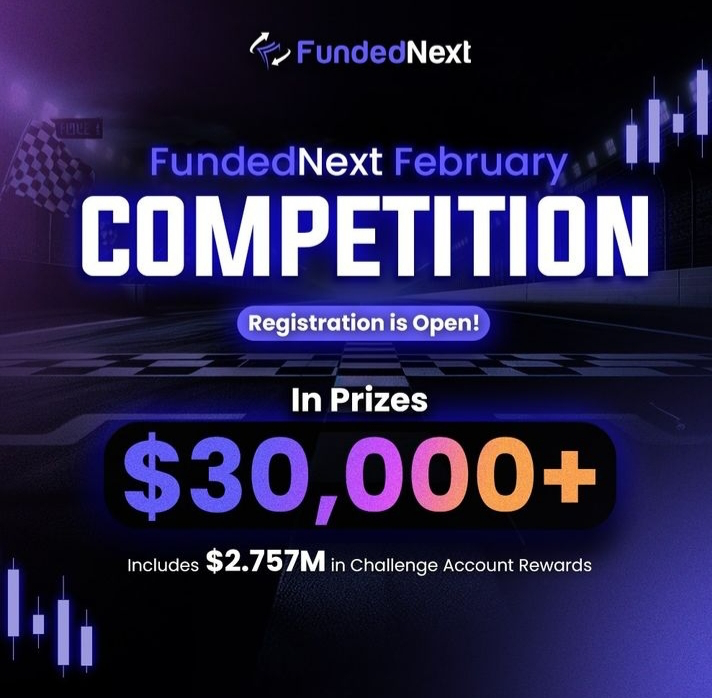 Fundednext february competition 2024 with a $30,000 prize pool