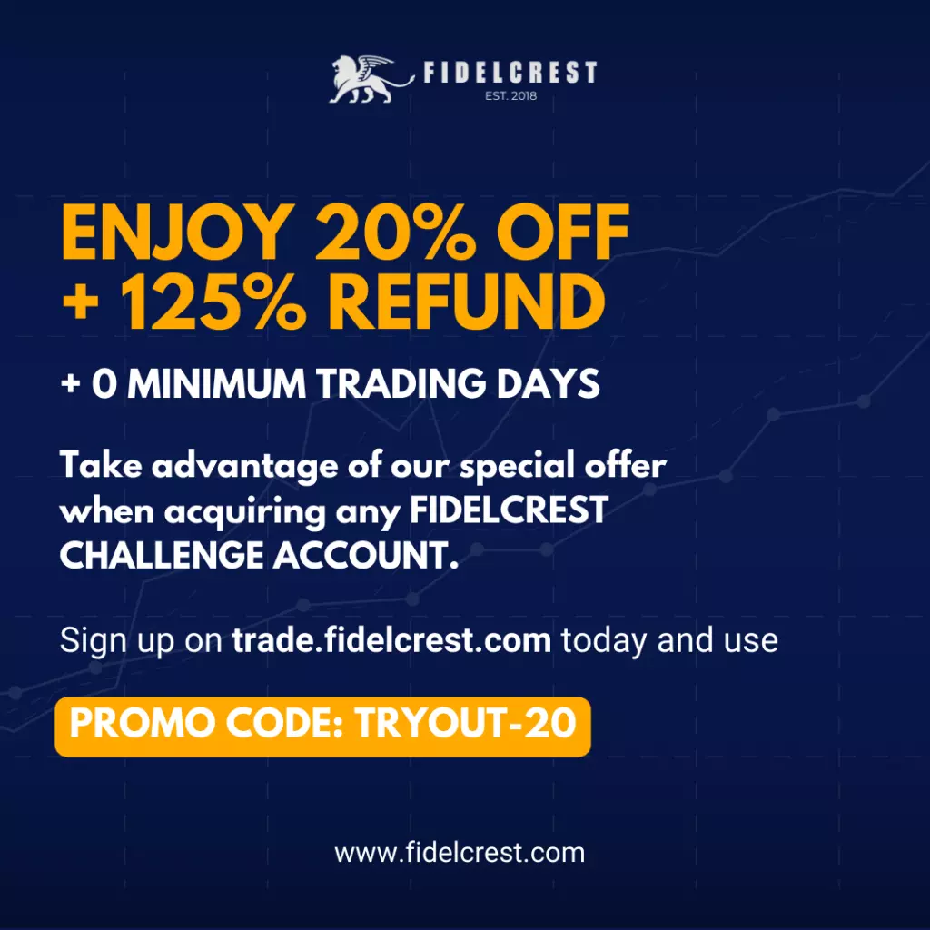 Unlock your trading potential with fidelcrest limited time 20% discount offer