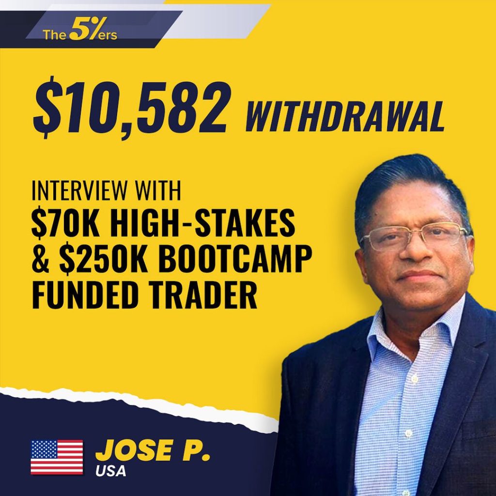Overcoming setbacks and finding triumph with the5ers trader jose interview