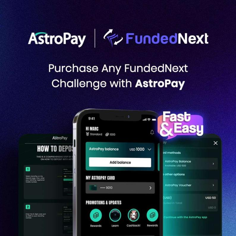 Introducing fundednext new purchasing method astropay