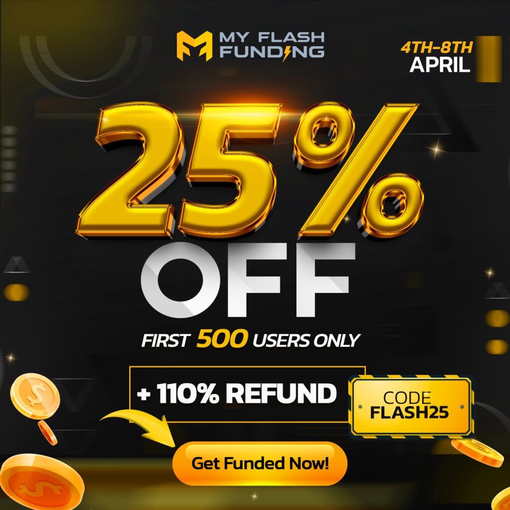 My flash funding april 2024 discount: get 25% off + 110% refund!