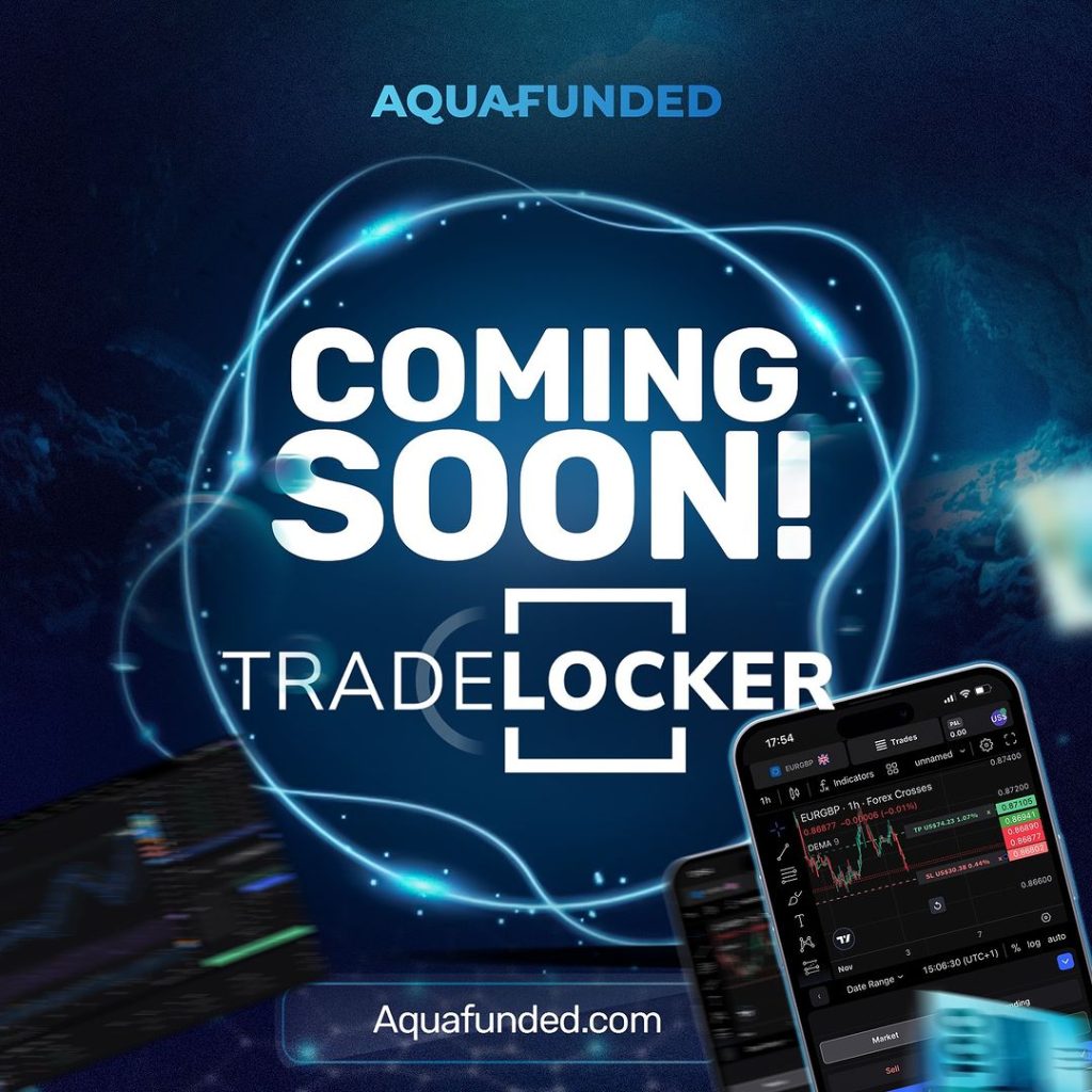 Get ready for soon-to-launch aquafunded tradelocker