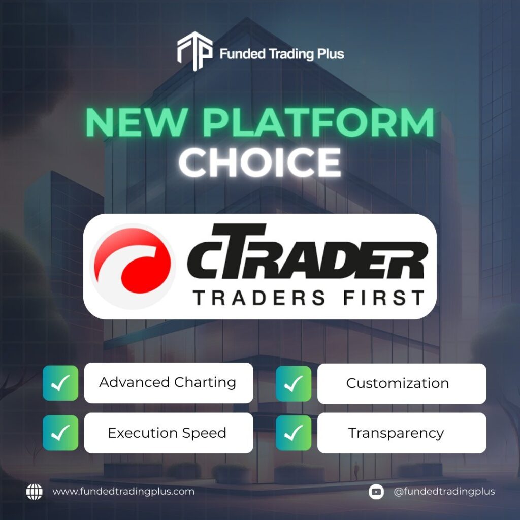 Introducing funded trading plus new trading platform ctrader for non-usa traders