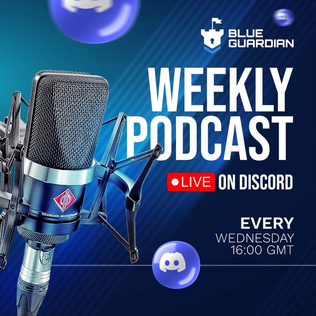 Introducing the blue guardian weekly podcast on discord
