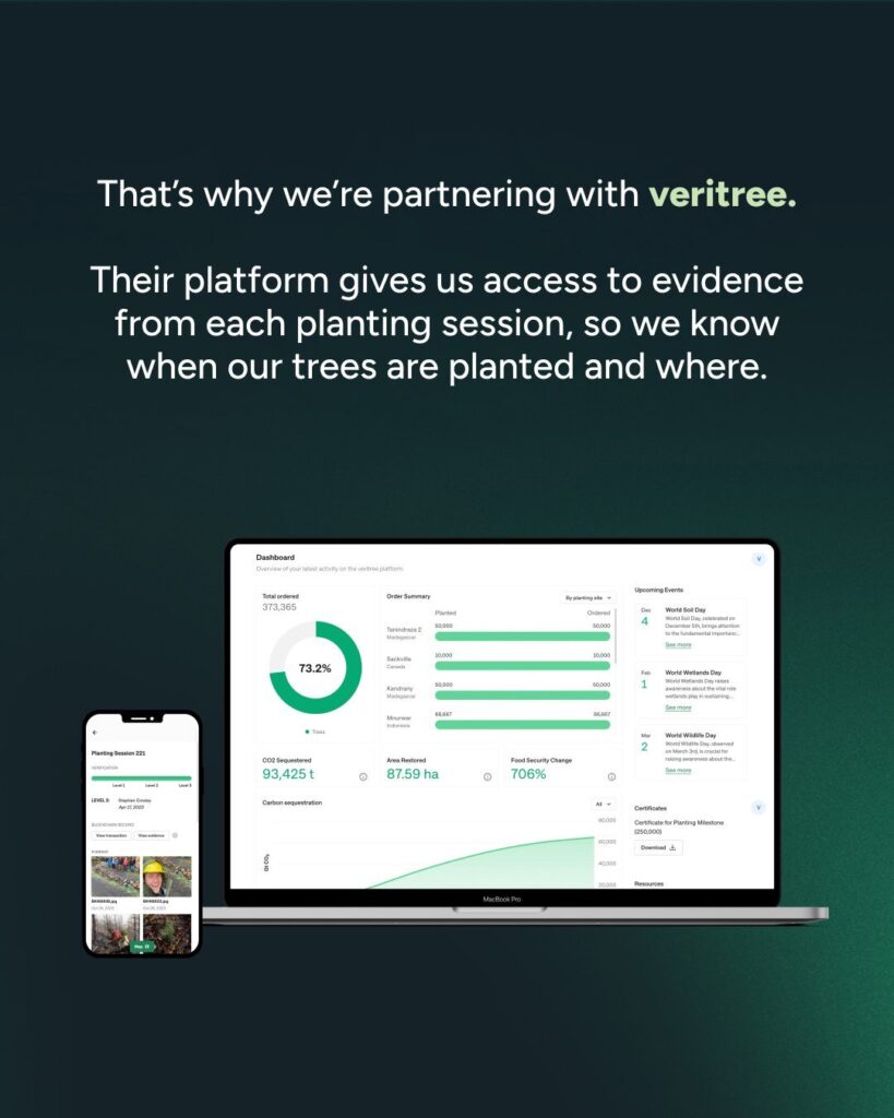Toptier trader teams up with veritree for exclusive discount