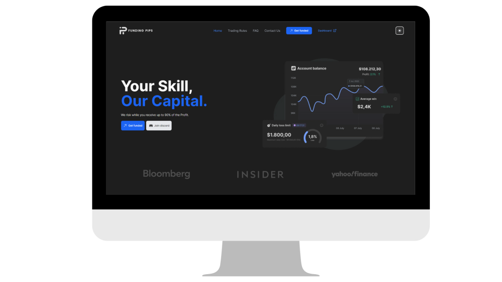 Funding pips homepage