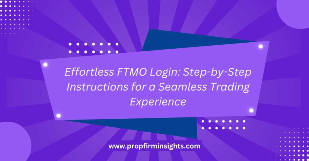 Ftmo login