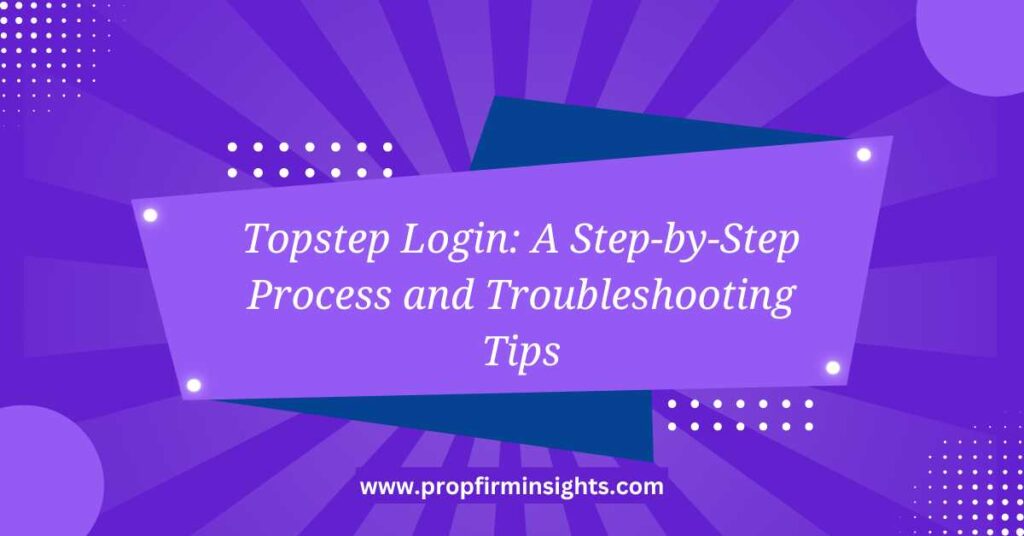 Topstep login