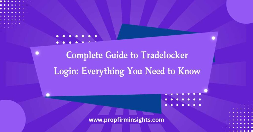 Tradelocker login