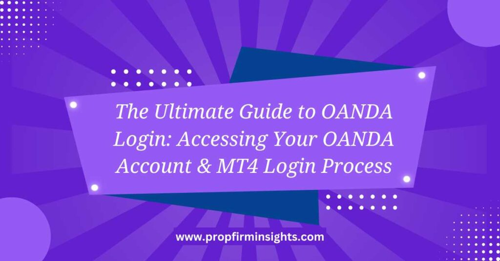 Oanda login